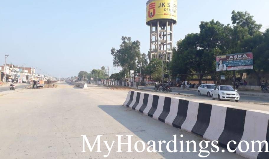 Outdoor advertising in India, Narwana Road in Patran Billboard advertising, Flex Banner